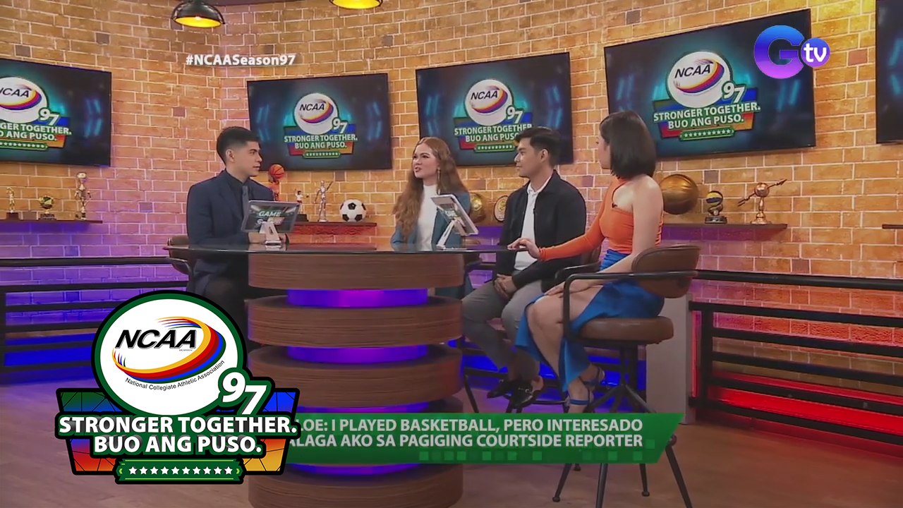 Meet NCAA Season 97 courtside reporters Christian Sebastian and Chloe Carillo! | Game On