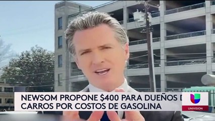 $400 en reembolso por el alto precio de la gasolina en California.