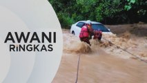 AWANI Ringkas: Ibu, anak terperangkap dalam arus | Enam pegawai institusi kewangan ditahan