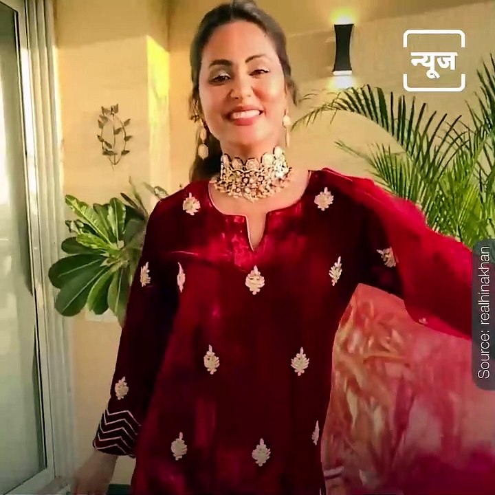 Netizens Are Impressed By TV Actress Hina Khan's Singing Talent, Sings 'Lag Ja Gale'