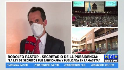 Rodolfo Pastor: "Si no hay ley de secretos el acceso a la información está garantizada"