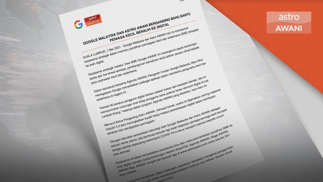 JIWA SME | Kerjasama strategik Google Malaysia, Astro AWANI