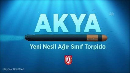 (VİDEO-GRAFİK) Milli torpido AKYA ilk defa gerçek hedefe atıldı