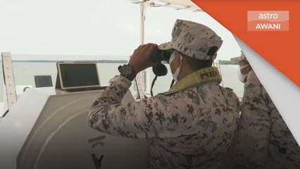 Aidilfitri | Demi tugas, anggota Maritim beraya di lautan biru