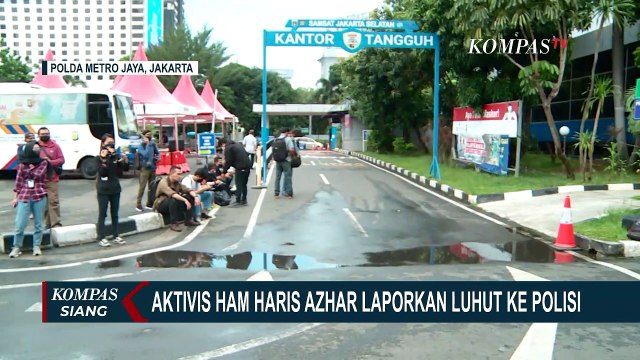 Laporan Haris Azhar Terkait Dugaan Luhut Binsar Pandjaitan Terima Gratifikasi Ditolak Polisi