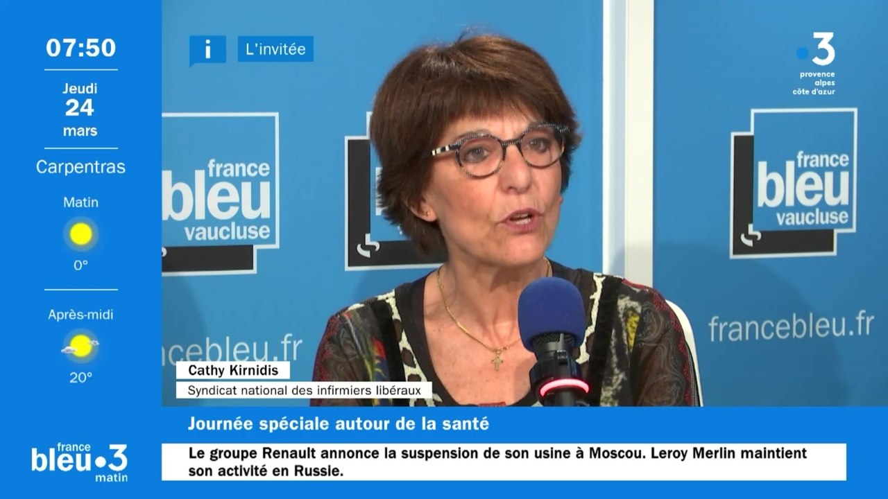 Cathy Kirnidis, invitée de France Bleu Vaucluse