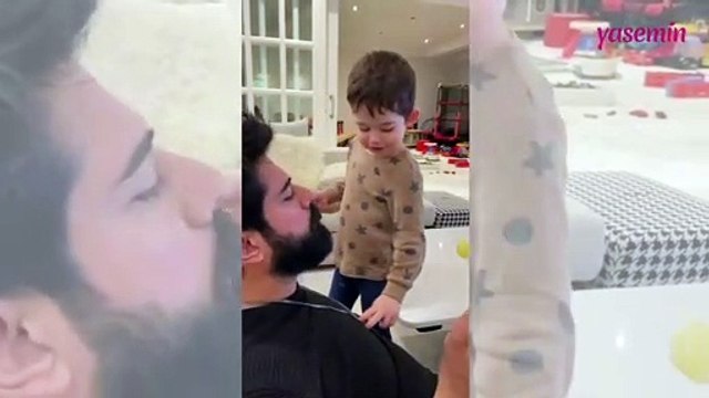 Kuruluş Osman'ın yıldızı Burak Özçivit oğlu Karan ile ev hallerini paylaştı!