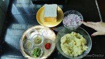 How to make potato stuffed bread roll recipe in Hindi