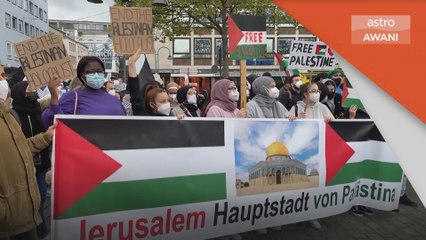 Protes Di Jerman | Ratusan ikuti demonstrasi kutuk serangan Israel