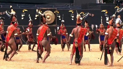 The Aoleang song of Konyak Nagas, sung while holding shotguns!