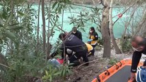 Alman kadın turist ATV ile uçuruma yuvarlandı