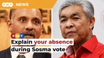 Zahid, Umno MPs should explain absence in Parliament during Sosma vote, says Ramkarpal