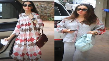 Kareena Kapoor Khan और बहन Karishma Kapoor एक साथ दिखी काफी उदास Watch video | FilmiBeat