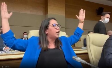 AK Partili İsmail Bilen, TİP'li Sera Kadıgil'e "Edepsiz" deyince Meclis'te ortalık karıştı