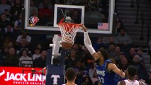 Towns sticks poster dunk on Crowder before pair lock horns