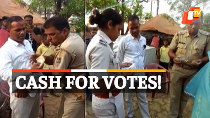 WATCH | Man Detained By Police For Alleged Cash Distribution Among Voters