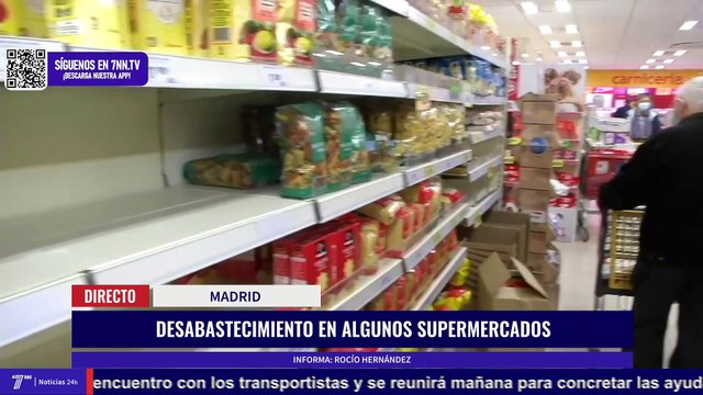 El desabastecimiento ya es un hecho en algunos supermercados
