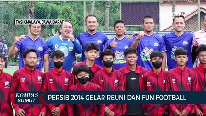 Persib Bandung Era 2014 Gelar Fun Football Melawan Selebritis FC