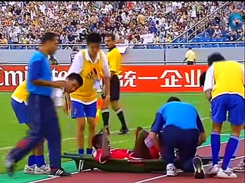 الشوط الثاني مباراة عمان و ايران 2-2 كاس اسيا 2004