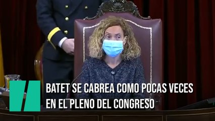 El enfado de Batet en el Congreso: "Estoy pidiendo algo tan básico como que tengan un mínimo de educación"