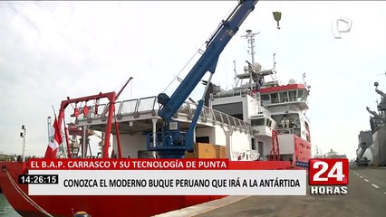 BAP Carrasco: Buque científico peruano irá a la Antártida