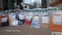 Kent Police raid several Kent homes as they crackdown on high level drug dealing and money laundering