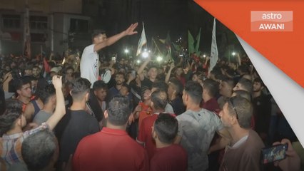Genjatan Senjata | Sorakan kegembiraan bergema di seluruh kota Gaza