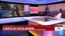 A month of war in Ukraine: Fighting continues as Russian forces meet resistance