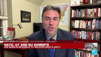 On a mission to 'bolster West's unity': Biden arrives in Europe for Ukraine war summits