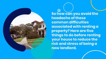 Before you rent out your house, here are a few things to know | Rebwar Ebrahimi