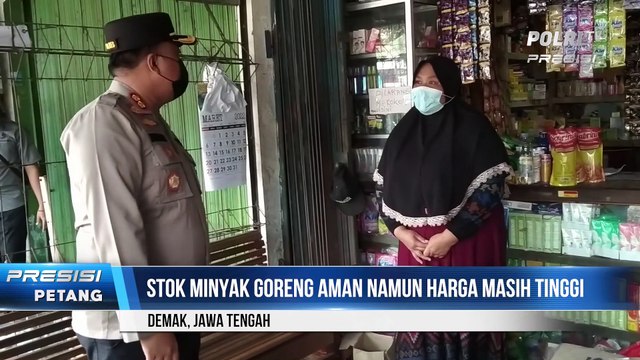 Kapolres Demak Blusukan Cek Minyak Goreng di Pasar dan Distributor