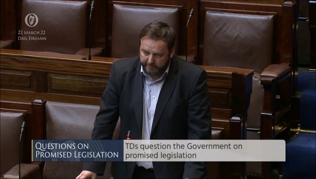 Pádraig Mac Lochlainn speaks of 'profound health crisis' after 77-year-old's nine hour ambulance wait