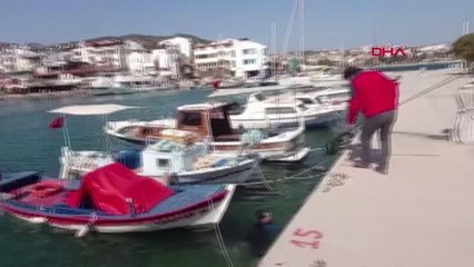 DATÇA'DA DENİZ DİBİ TEMİZLİĞİ