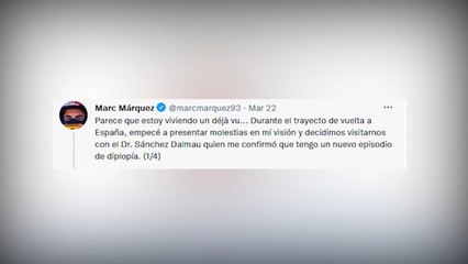 Alami Diplopia, Marc Marquez Terancam Absen di MotoGP Argentina