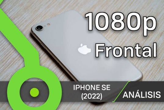 iPhone SE (2022), prueba de vídeo (1080p, noche, frontal)