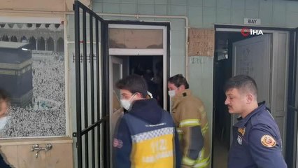 Camide şüpheli ölüm: Gaz kokusu ekipleri harekete geçirdi