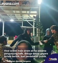 Viral Cewek Main Siram Air ke Sesama Pengunjung Kafe, Diduga Emosi Gegara Terlalu Berisik, Tuai Perdebatan Publik