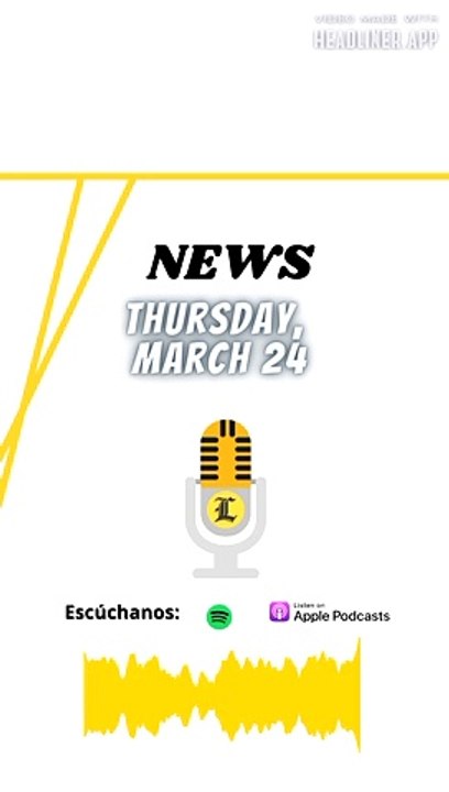News thursday, march 24