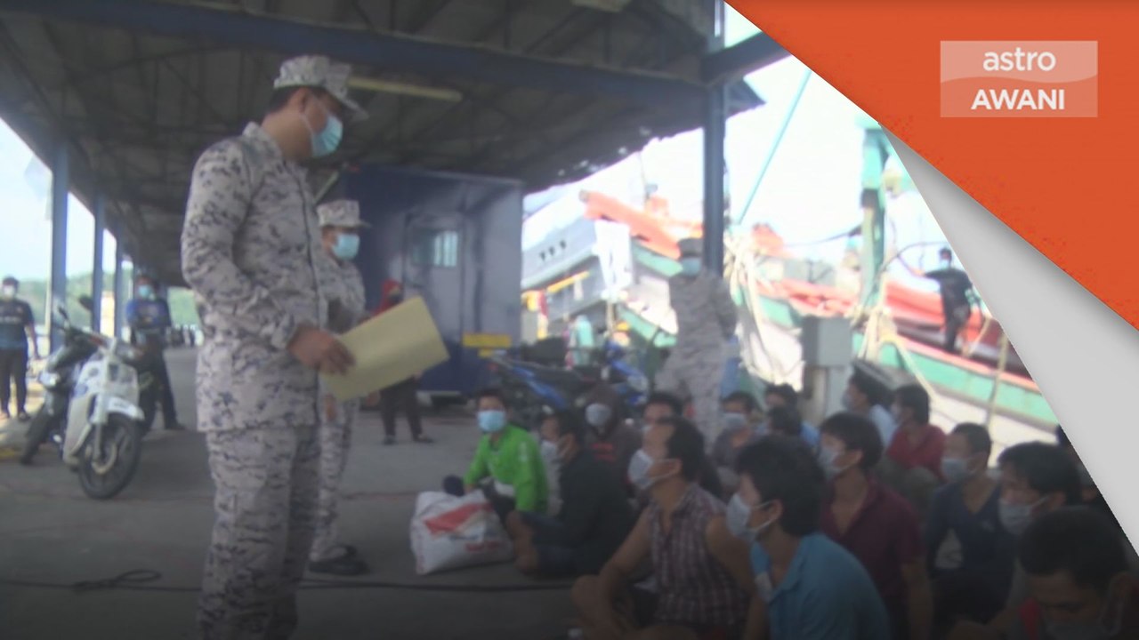 Ceroboh Perairan | APMM tahan bot nelayan Vietnam menyamar