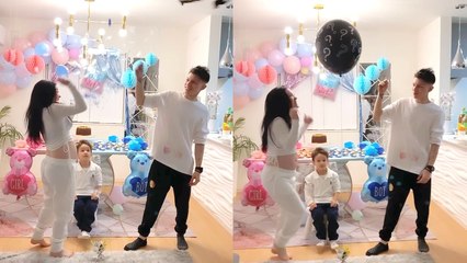 'Japanese couple is EXTREMELY ANXIOUS while doing gender reveal for second child '