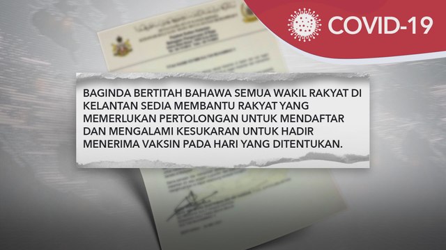 Vaksin COVID-19 | Sultan Kelantan dukacita pendaftaran masih rendah