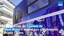 Marie, la nouvelle motrice du Tramway du Mont-Blanc, est arrivée à Saint-Gervais