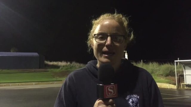 Warrnambool Standard Steph Townsend training