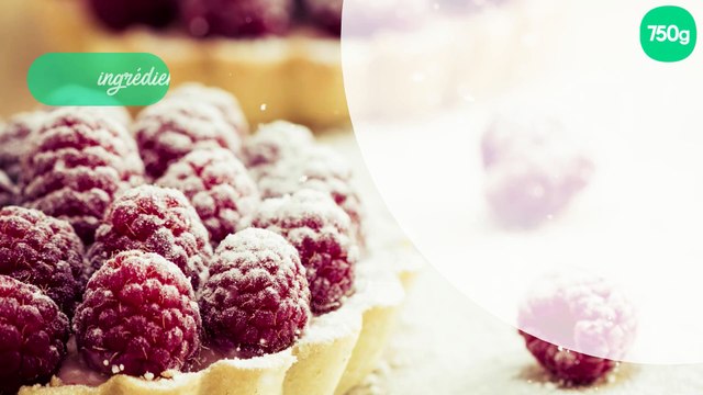 Tarte aux framboises facile et rapide