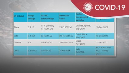 Varian COVID-19 | WHO umum nama baharu, elak stigma