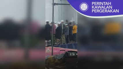 Langgar SOP | 37 jemaah masjid dan surau dikompaun