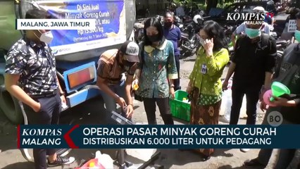 Скачать видео: Operasi Pasar Minyak Goreng Curah, Sediakan 6.000 Liter Untuk Pedagang Migor