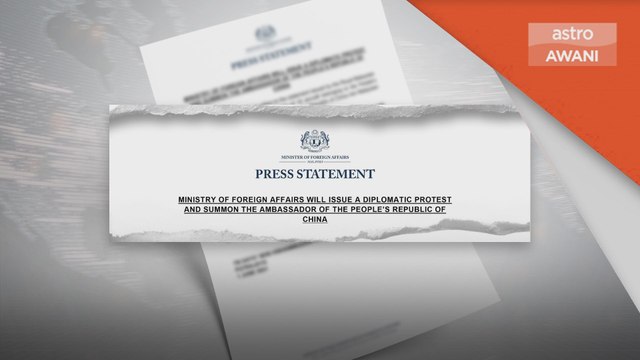 Ceroboh Ruang Udara | Kementerian Luar akan panggil Duta China