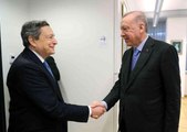 Son dakika haberleri | Cumhurbaşkanı Erdoğan, İtalya Başbakanı Draghi ile bir araya geldi