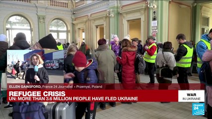 UN reports nearly 3.7 million people have fled Ukraine